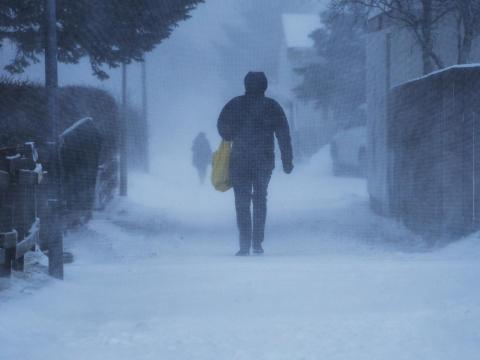 Óveður - mynd fengin af vef Reykjavíkurborgar