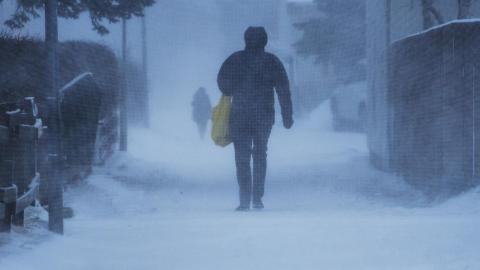 Óveður - mynd fengin af vef Reykjavíkurborgar